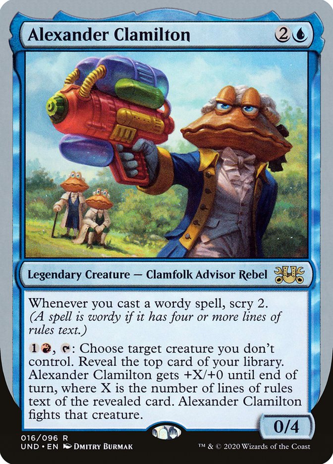 unsanctioned mtg card list Magic: The Gathering | Game for 2 Players filled Magic Alexander Clamilton | Unsanctioned |