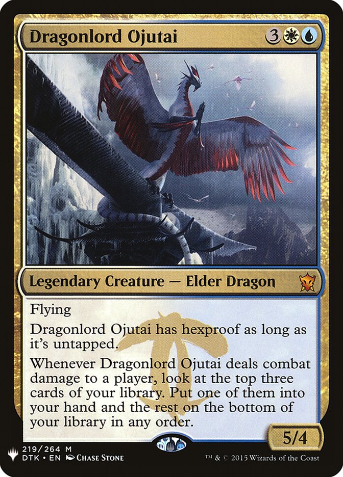 龍王オジュタイ Dragonlord Ojutai Foil Dragonlord Ojutai | Dragons of Tarkir - Japanese | Star City