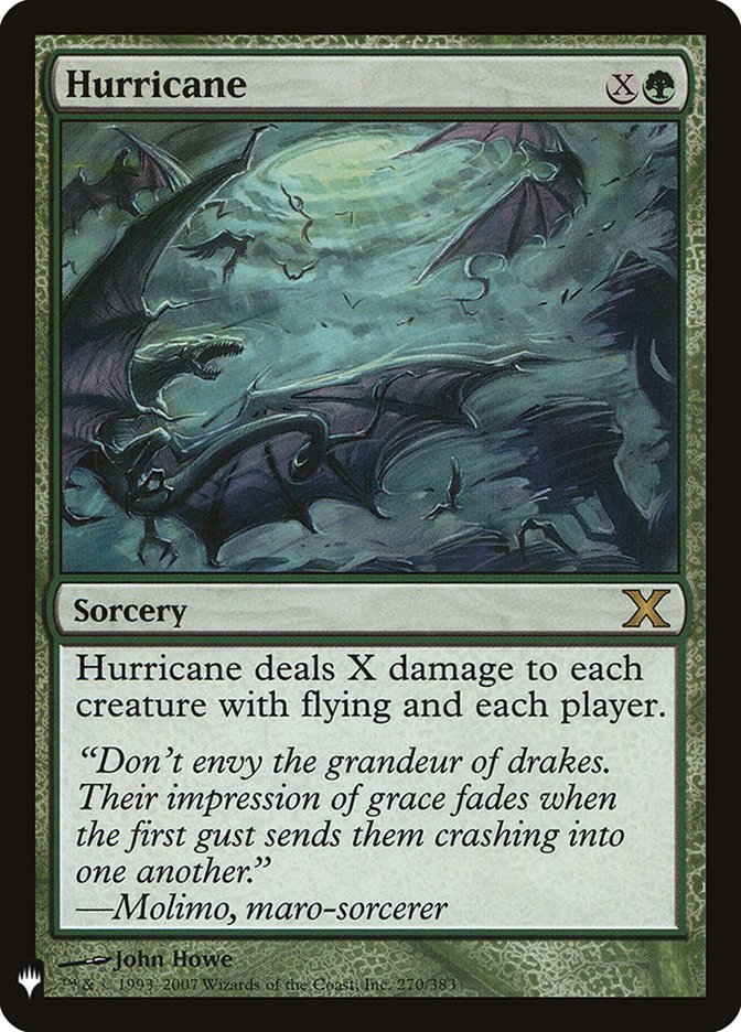 cards like hurricane mtg Hurricane | Mystery Booster / The List