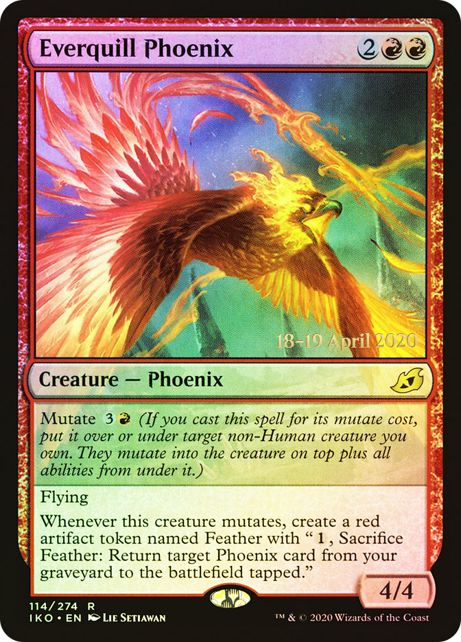 Everquill Phoenix (Prerelease) (Ikoria: Lair of Behemoths) | Promo