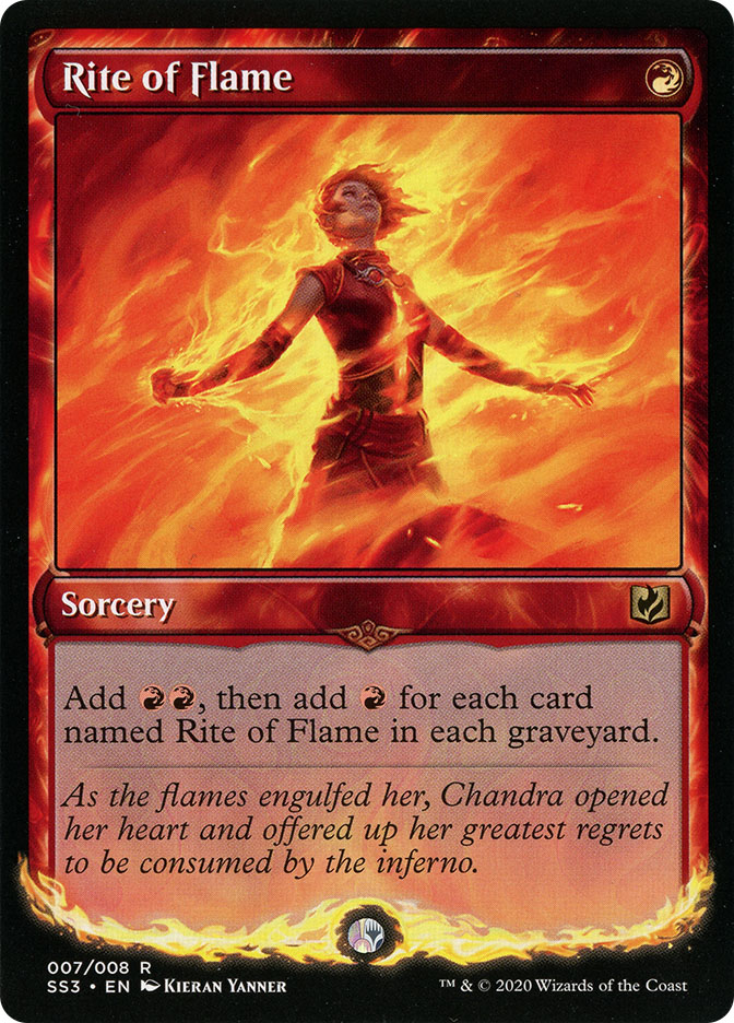 MTG/炎の儀式/Rite of Flame(SS3)Foil×4 RiteOfFlame__19655.1648787108.