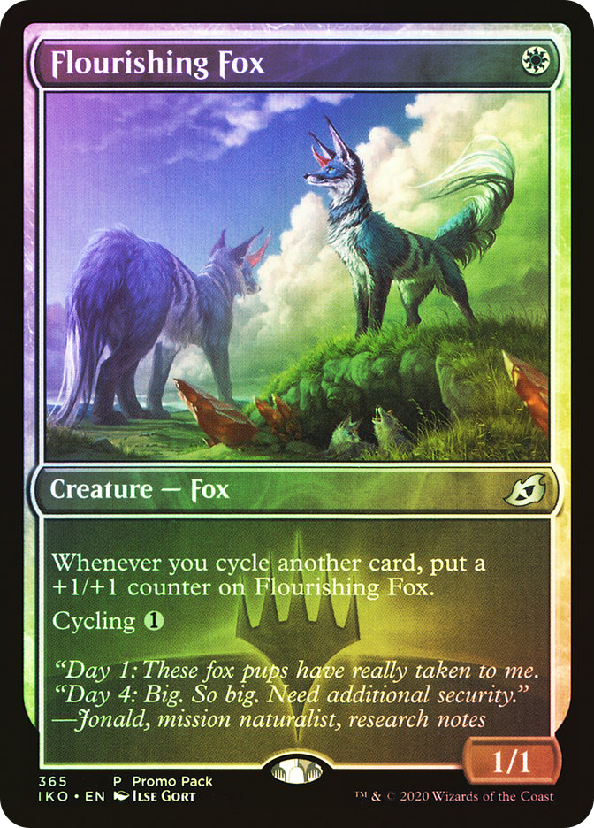 fox cards mtg Magic The Gathering - Ikoria Lair of Behemoths - Flourishing midwife of Gatstaf Fox Token} // {Phyrexian Germ