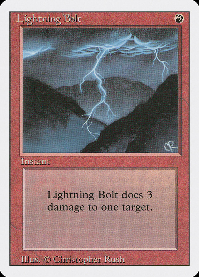 Lightning Bolt (Alter4th版) 3枚セット MTG Lightning Bolt | 3rd Edition / Revised | Star City Games