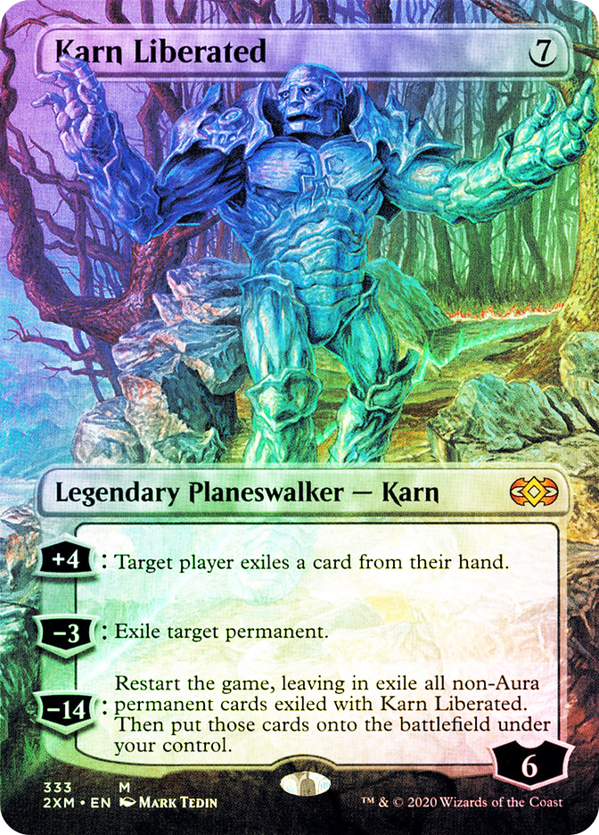 Karn Liberated (Borderless) | Double Masters - Variants