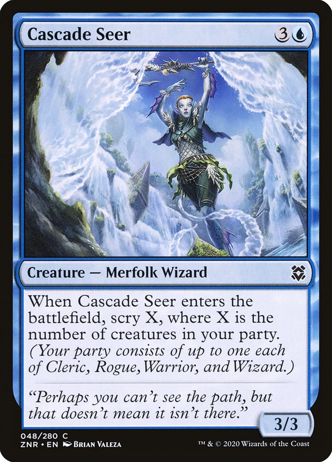 Cascade Seer | Zendikar Rising | Star City Games