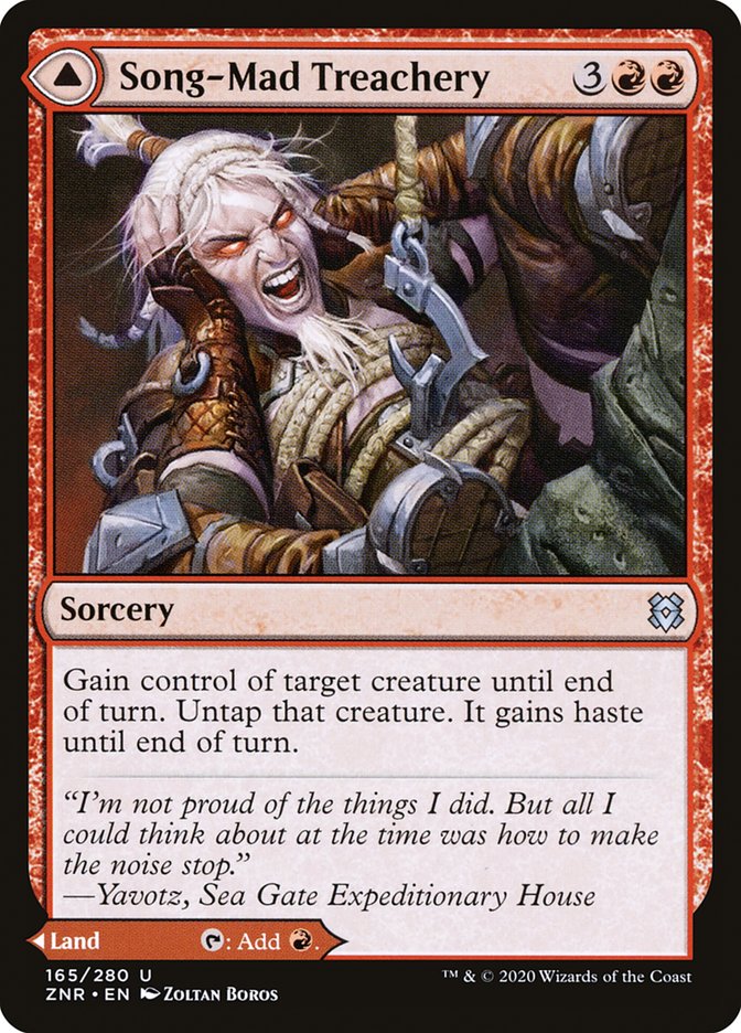 Song-Mad Treachery // Song-Mad Ruins | Zendikar Rising | Star City