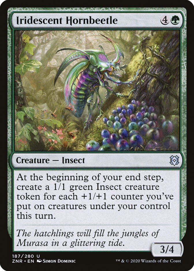 ヘデントール　スペシャルインサートカード Iridescent Hornbeetle | Zendikar Rising | Star City Games