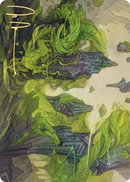 Reclaim the Wastes Art Card} (Signed) | Art Series: Zendikar