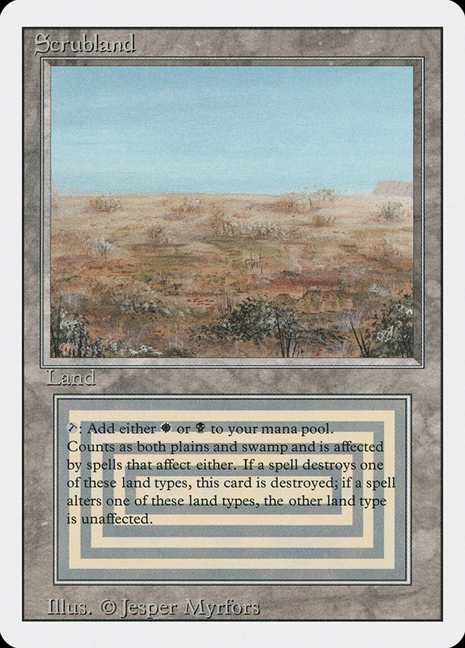 超安い】 MTG Scrubland マジック：ザ・ギャザリング - neatlinemaps.com