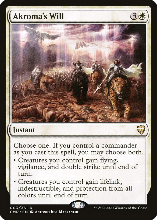 R*2様 アクローマの意志/Akroma's Will　MTG　日本画シルバース Akroma's Will | Commander Legends | Star City Games
