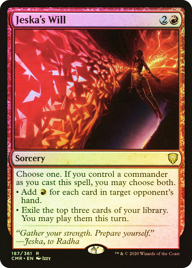mtg Foil ジェスカの意志/Jeska's Will 日本語 jp Jeska's Will | Commander Legends | Star City Games