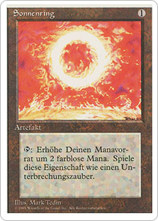 Sol Ring | 3rd Edition / Revised - German | Star City Games