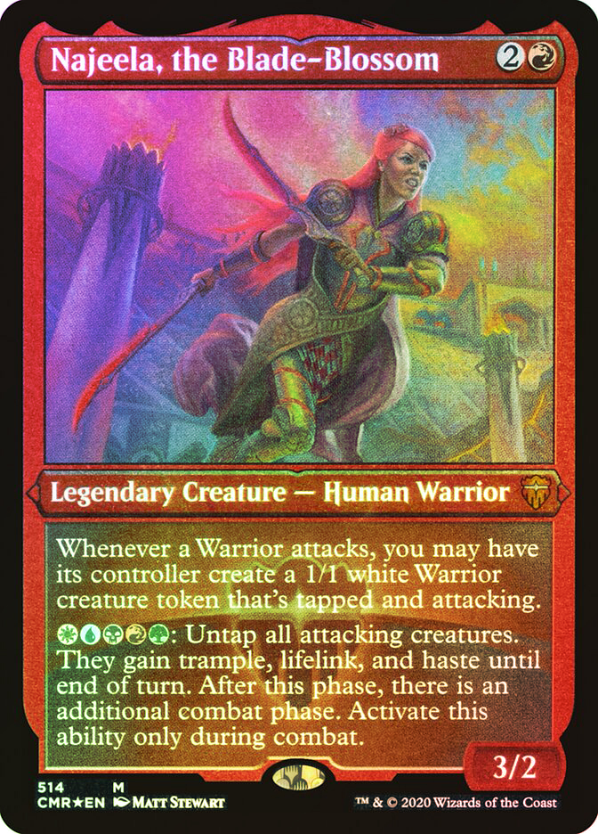 MTG 花を咲かせる者、ナジーラFOIL 英語 Foil】《刃を咲かせる者、ナジーラ/Najeela, the Blade-Blossom