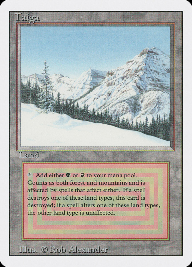 taiga mtg card Taiga (283)| Magic: The Gathering Card