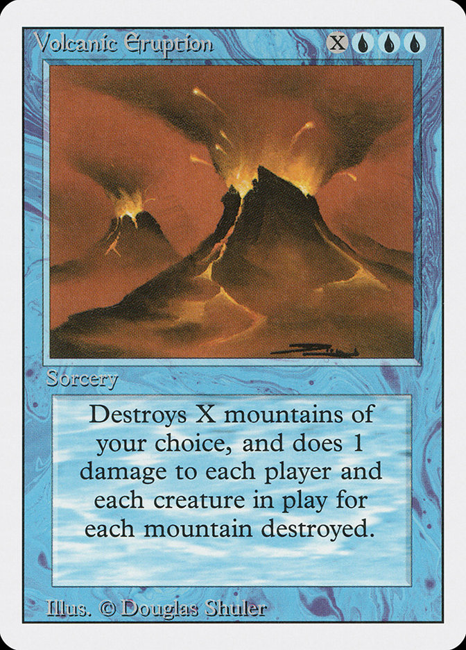 マジック：ザ・ギャザリング - mtg volcanic  VolcanicEruption__24884.