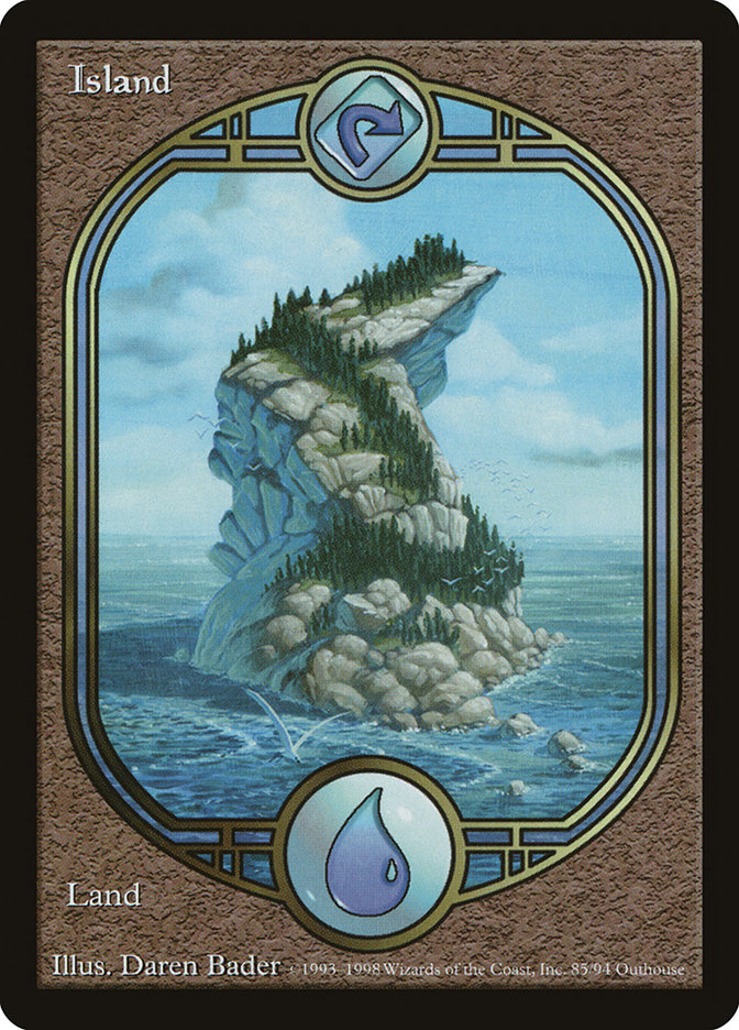 WOTC MtG Unlimited Island Sanctuary (R) Fair 海外 即決-