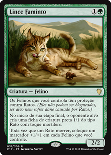 飢えたオオヤマネコ mtg プレイマット hungry lynx playmat Hungry Lynx | Commander 2017 - Portuguese | Star City Games