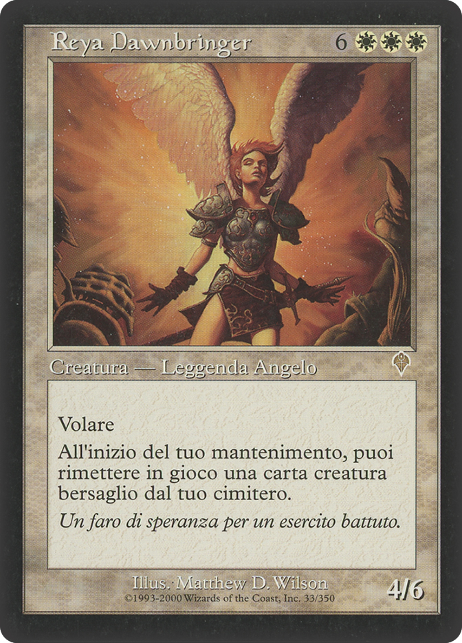 Reya Dawnbringer | Invasion - Italian | Star City Games