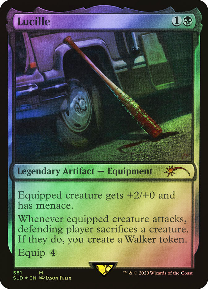 mtg secret lair walking dead cards Magic The Gathering, Lair: The Token Creature — Zombie Rarity The Walking Dead stumbles into