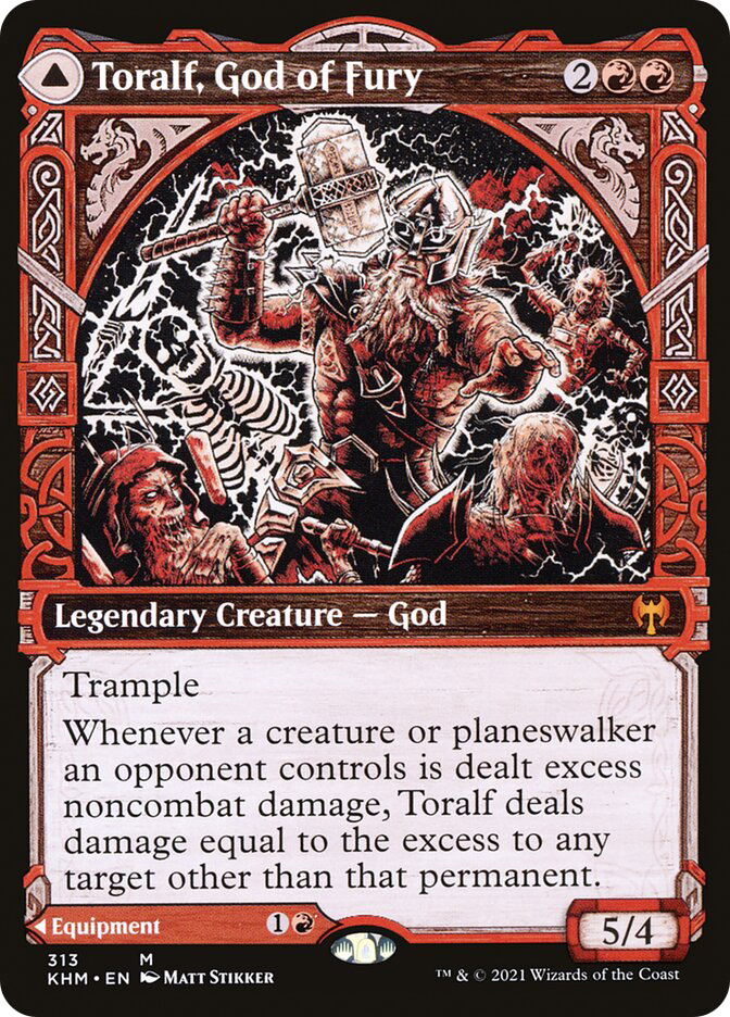 Toralf, God of Fury // Toralf's Hammer | Kaldheim | Star City Games