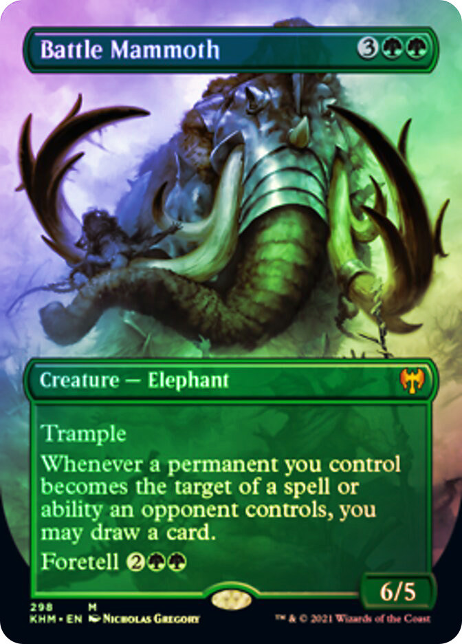 Battle Mammoth (Borderless) | Kaldheim - Variants | Star City Games