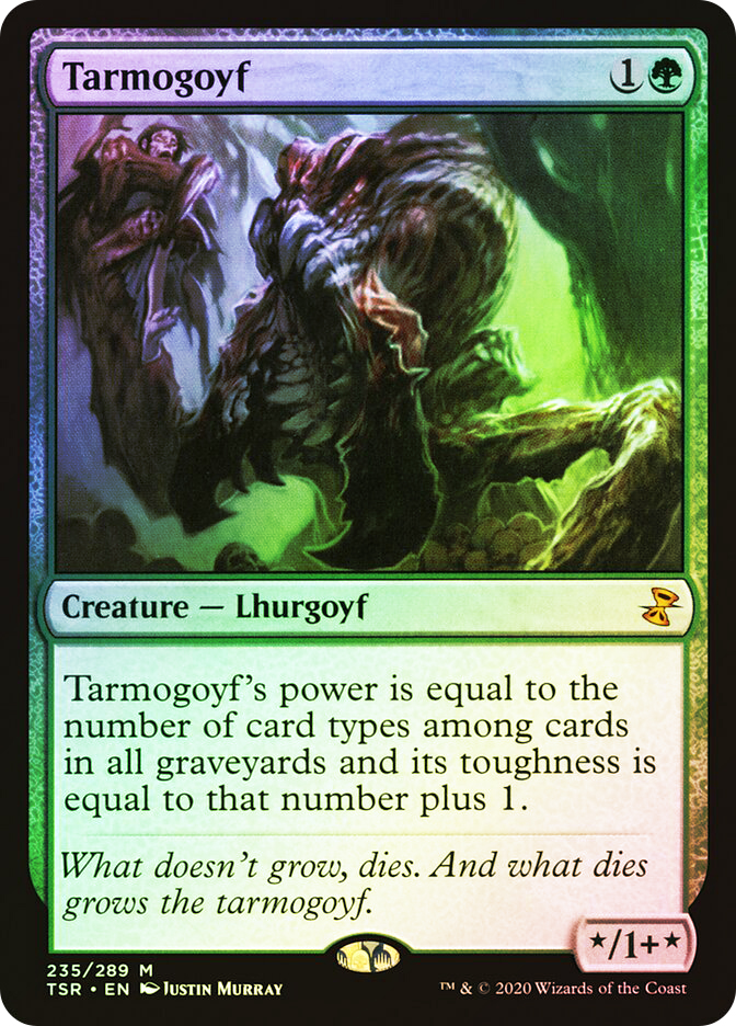 mtg card types tarmogoyf : r/mtg All cards will be carefully packed for safe transit Tarmogoyf (foil) (extended art) -