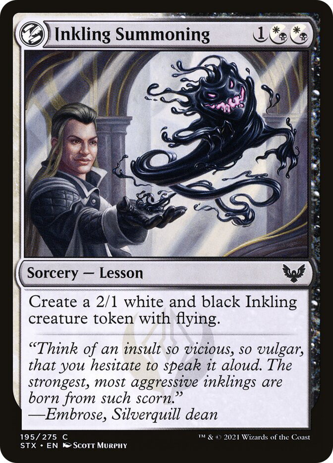 mtg inkling cards 1x Inkling Summoning | FOIL | Strixhaven School of Mages