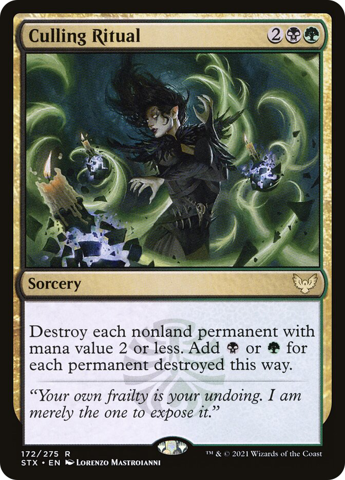 MTG　死の影　定業 / Culling Ritual　Despark CullingRitual__15983.
