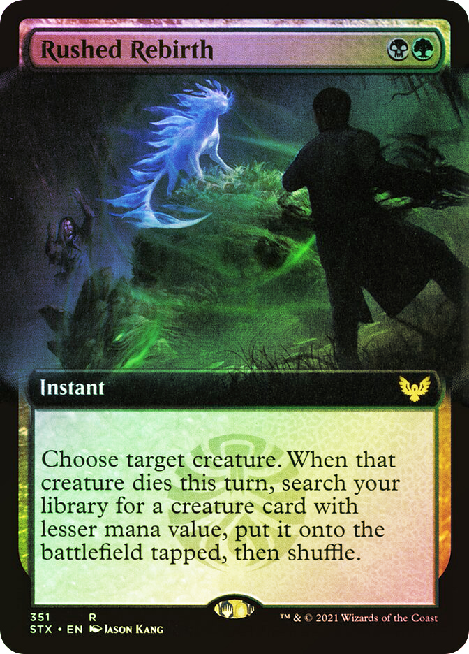 Rushed Rebirth (Extended Art) | Strixhaven: School of Mages