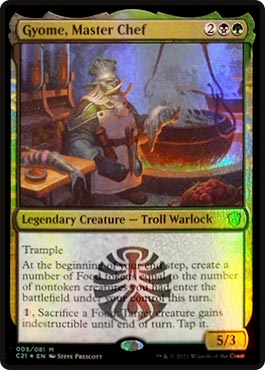 chef cards mtg Master Chef [519] [Commander Legends: Battle for Baldur's Gate] [Etched  Foil] – Face to Face Games main image 1