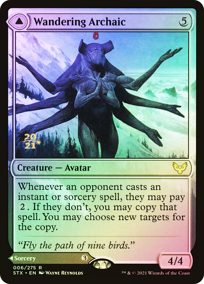 Wandering Archaic // Explore the Vastlands (Prerelease