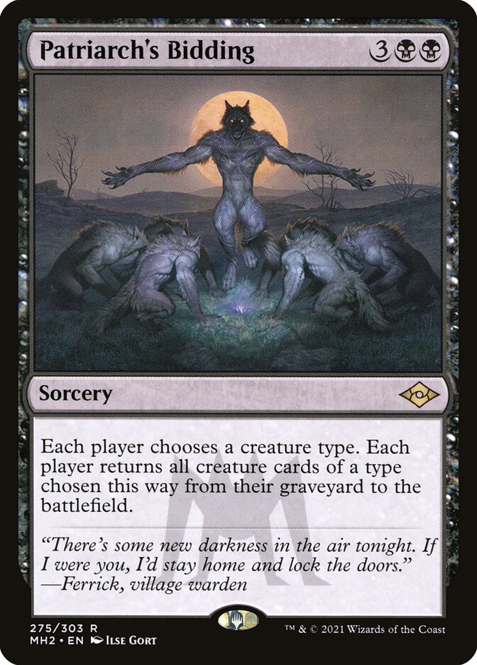 ONS 総帥の召集 Patriarch's Bidding FOIL ONS 総帥の召集 Patriarch's Bidding FOIL - メルカリ