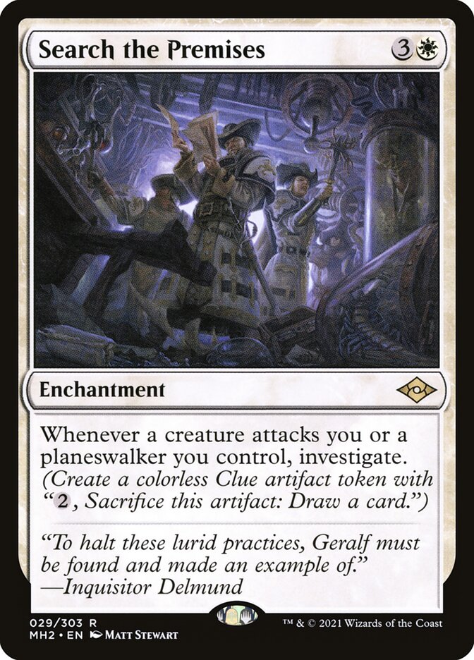 mtg search for creature cards Search the Premises