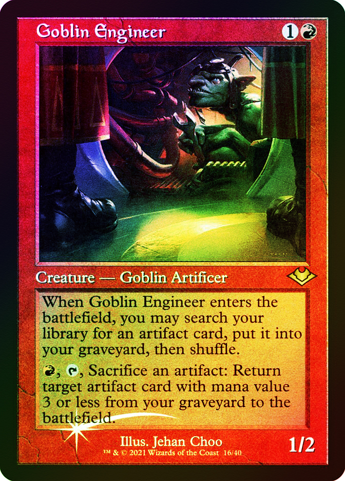 Goblin Engineer (Retro Frame) (Foil Etched) | Modern Horizons