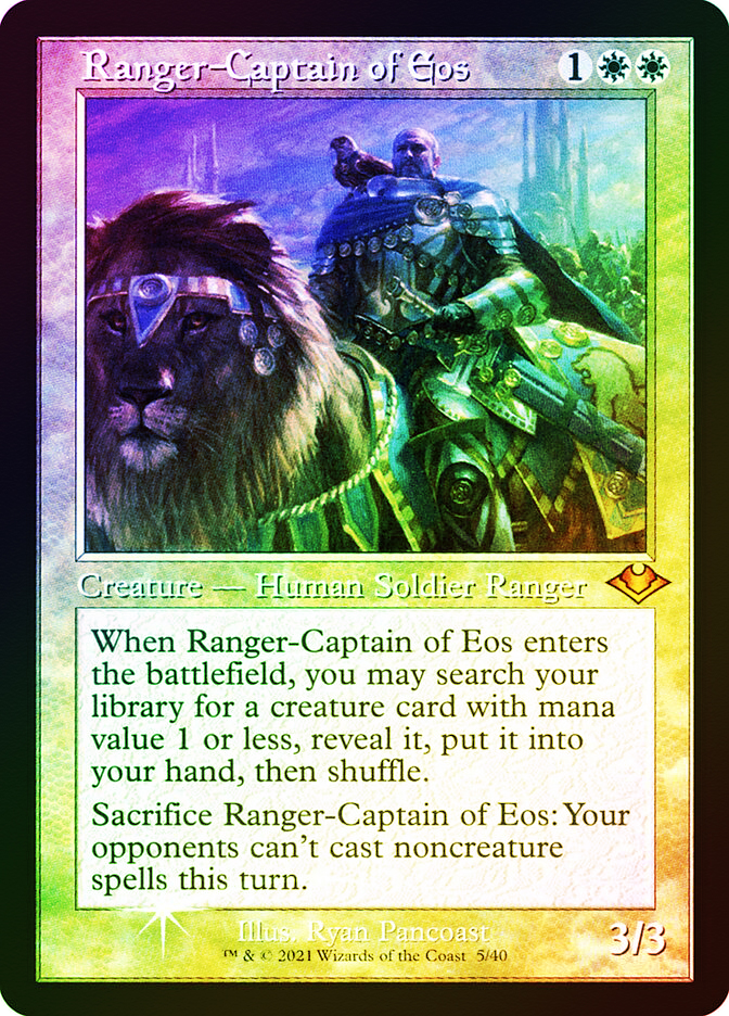 Ranger-Captain of Eos (Retro Frame) (Foil Etched) | Modern
