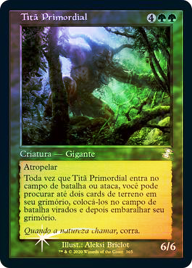 MTG 原始のタイタン Foil NFC 原始のタイタン (Primeval Titan) · Time Spiral Remastered