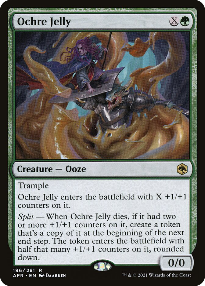 MTG オーカー・ジェリー/Ochre Jelly FOIL 1枚 シンボル Ochre Jelly | Adventures in the Forgotten Realms | Star City
