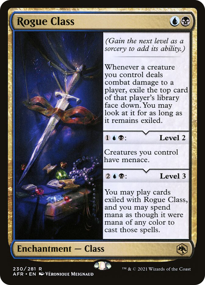 MtG Adventures in the Forgotten Realms Rare Rogue Class #230