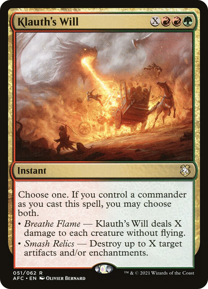 Klauth's Will | Adventures in the Forgotten Realms Commander