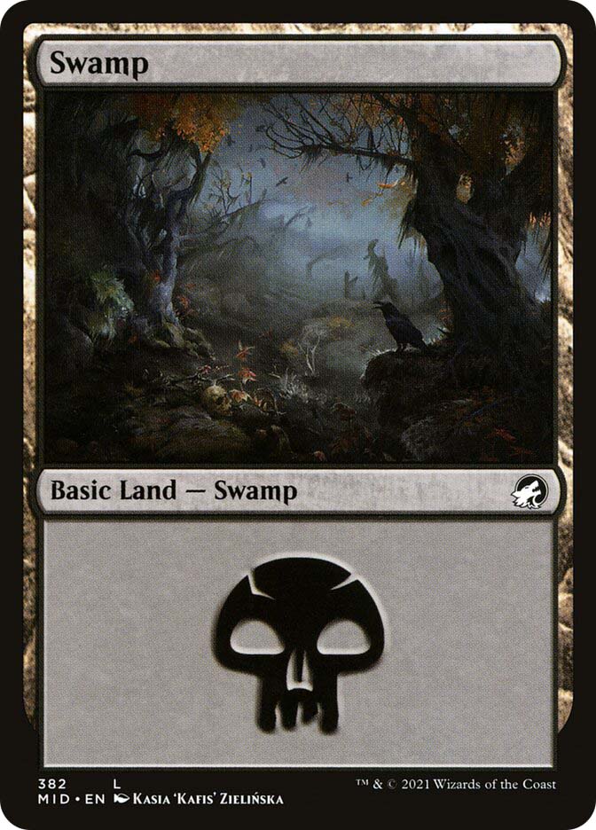 MTG SLP 0033 沼 / Swamp Foil Magic Con A Rainbow Foil 🌈 MagicCon Las Vegas 2025 Lotus Swamp Land