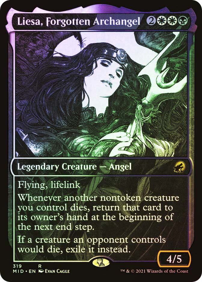 mtg liesa forgotten archangel commander deck Liesa, Shroud of Dusk LIFE DRAIN LIFEGAIN Tax Magic Custom Command – CommanderComplete exile it instead MTG Commander Deck Tech -