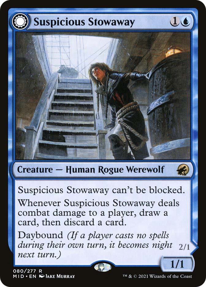 Suspicious Stowaway // Seafaring Werewolf | Innistrad: Midnight