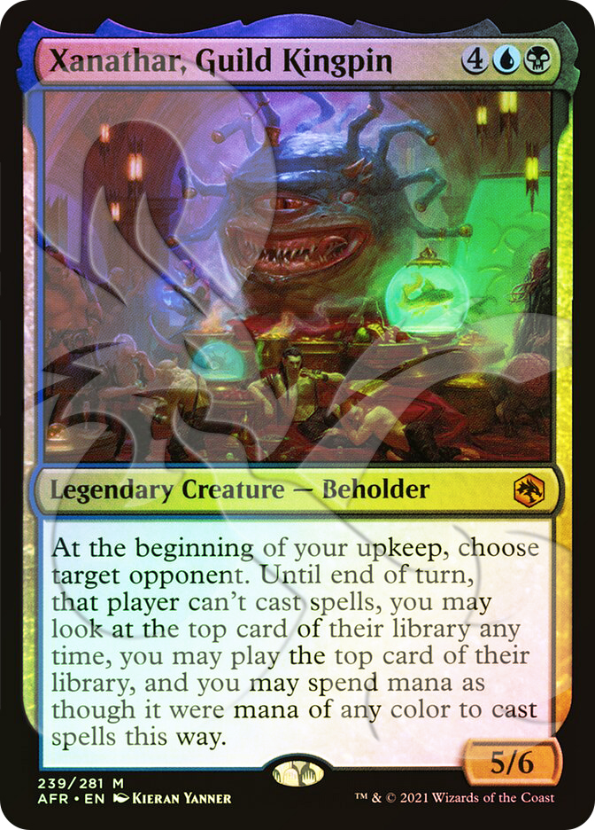 MTG アンパサンド ギルドの重鎮、ザナサー foil　プロモ　英語　mtg Xanathar, Guild Kingpin (Ampersand) | Promo: General | Star