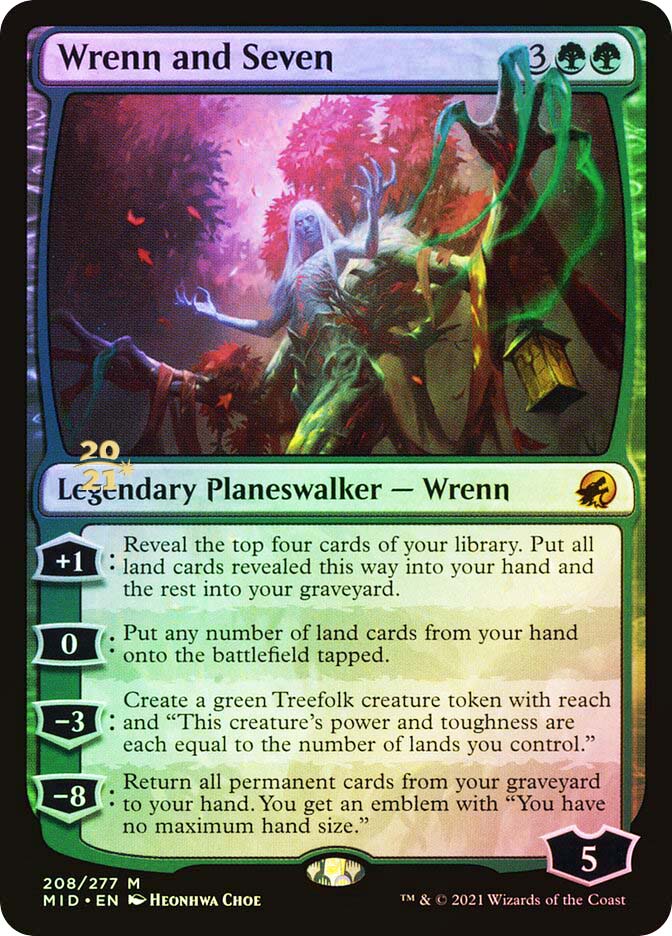 Wrenn and Seven (Prerelease) (Innistrad: Midnight Hunt) | Promo