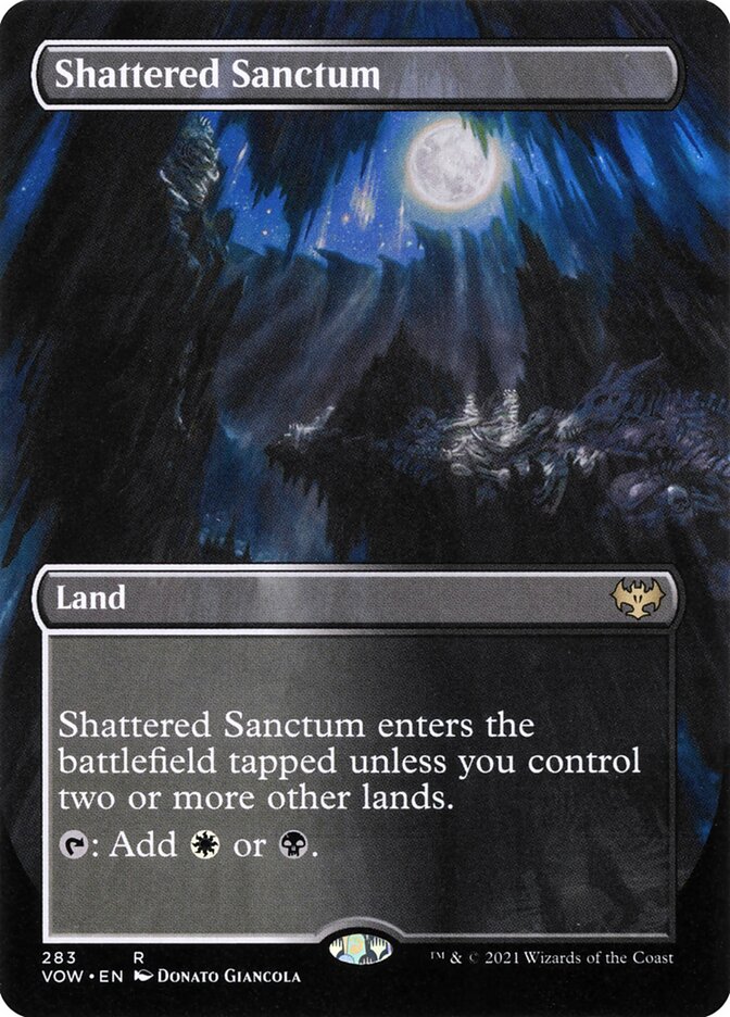 Shattered Sanctum (Borderless) | Innistrad: Crimson Vow - Variants