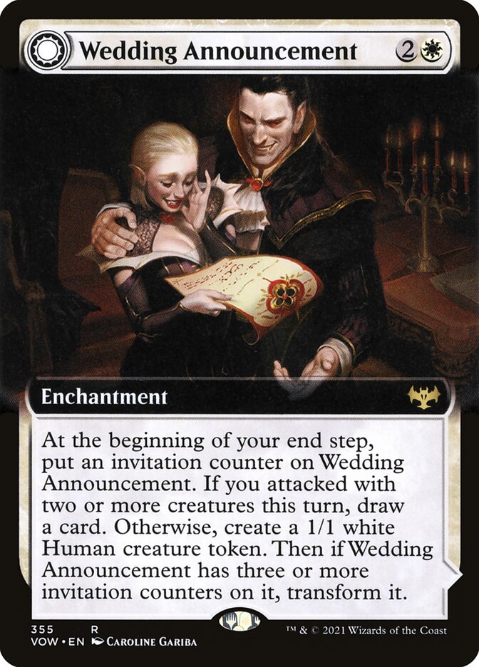 婚礼の発表/Wedding Announcement 英語版 4枚 着後レビューで 送料無料】 婚礼の発表 Wedding マジック：ザ 4
