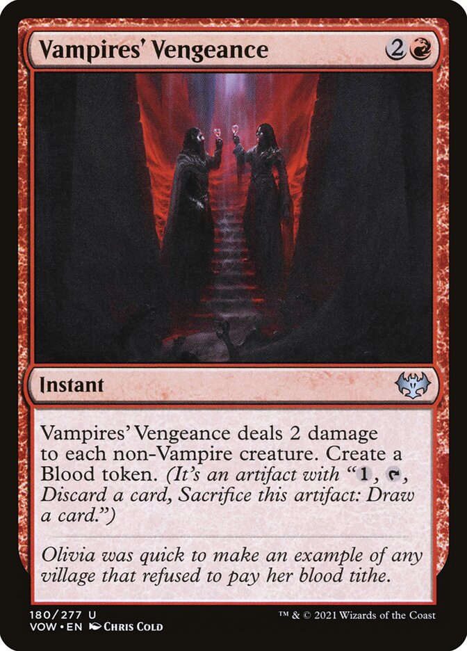 vampire mtg cards Vampires' Vengeance | Innistrad: Crimson Vow