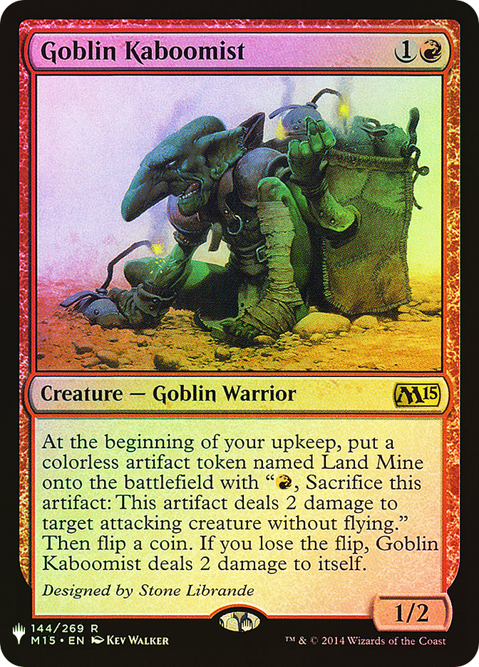 Goblin Kaboomist | Mystery Booster / The List | Star City Games