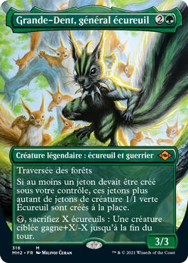MTG  Camel 英語版 Chatterfang, Squirrel General (Borderless) | Modern Horizons