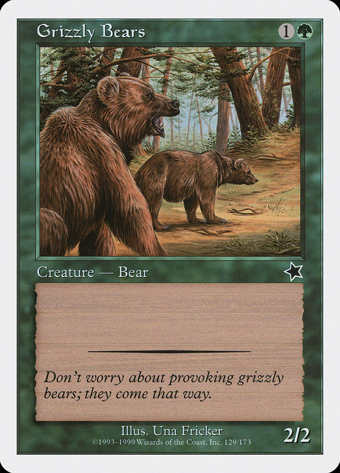 Grizzly Bears | Starter 1999 | Star City Games